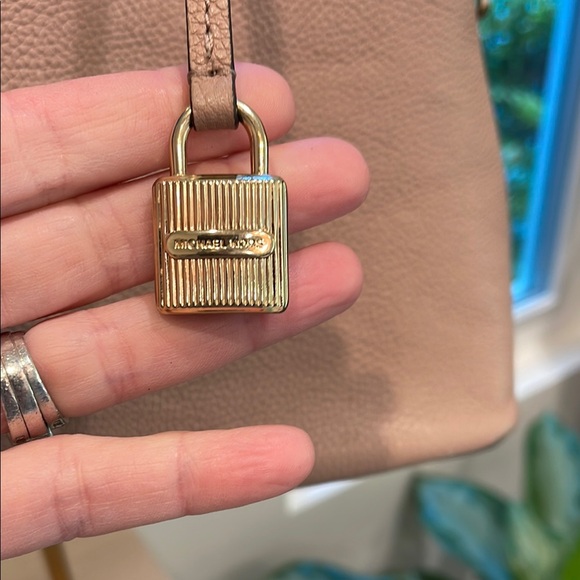 Michael Kors Adele Leather Handbag - Picture 2 of 8